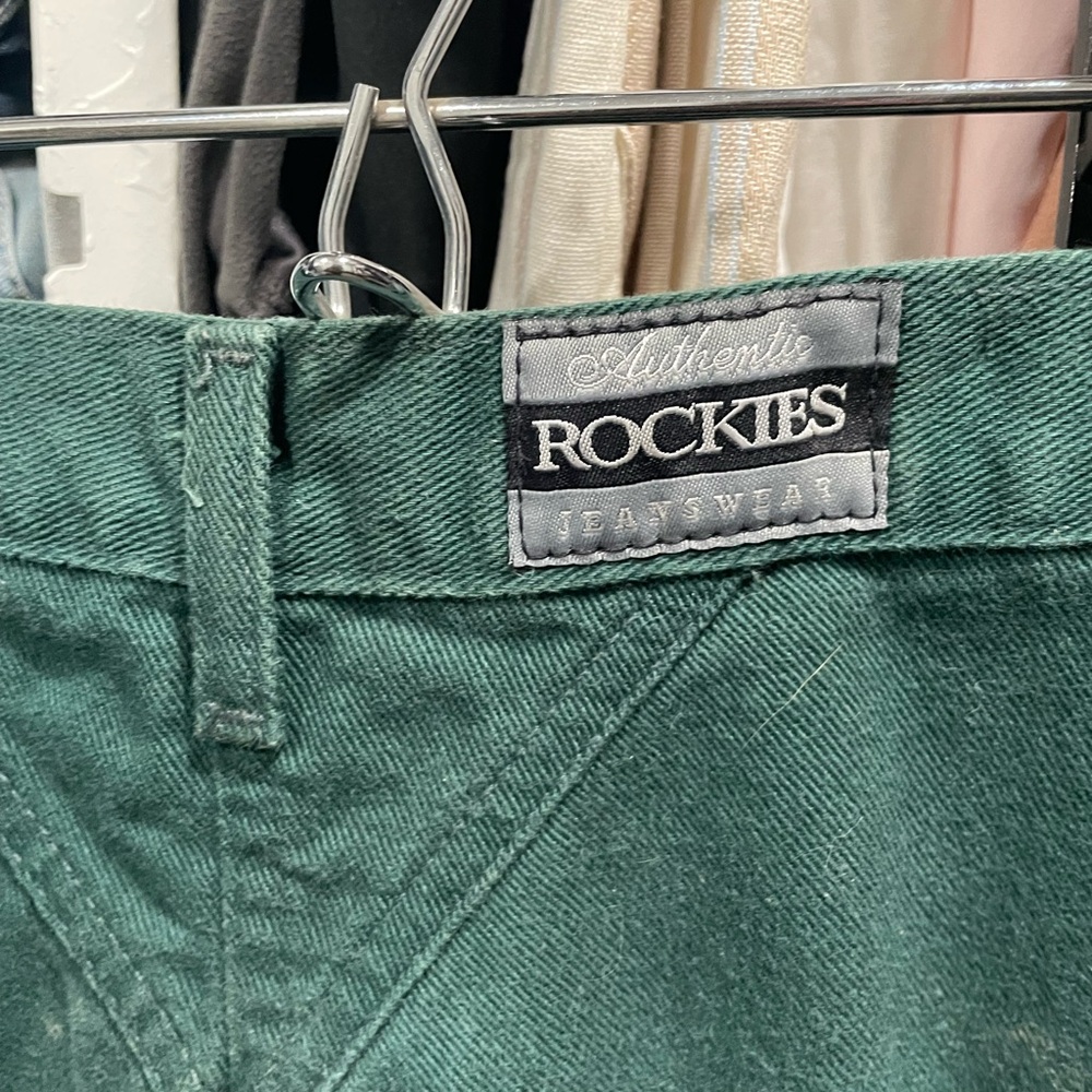 Rockies Green High Rise Jeans Straight Leg - Picture 4 of 5